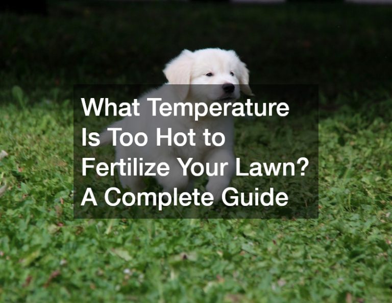 What Temperature Is Too Hot to Fertilize Your Lawn? A Complete Guide